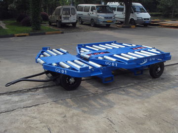 China Reboque estável da zorra da carga, tipo azul da tabela da volta da cor da zorra de aço da pálete fornecedor