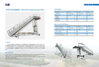 China Escadas duráveis do passageiro dos aviões, equipamento de apoio à terra da aviação  fornecedor